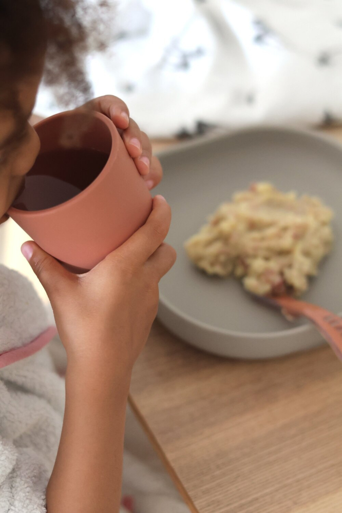 Set de masa silicon Beaba 4 piese Terracotta [7]