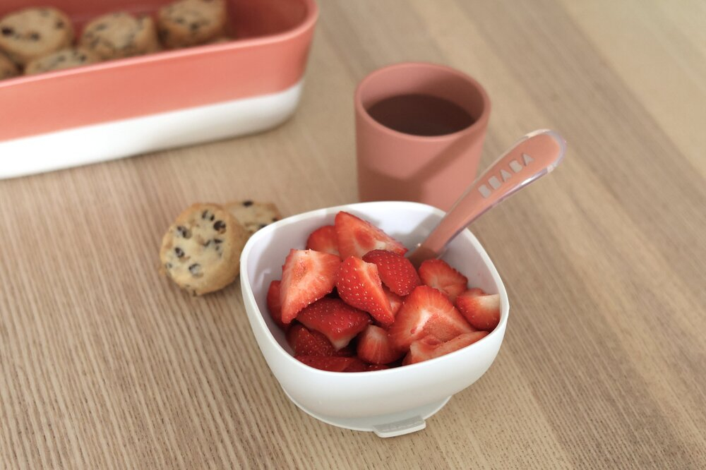 Set de masa silicon Beaba 4 piese Terracotta [5]