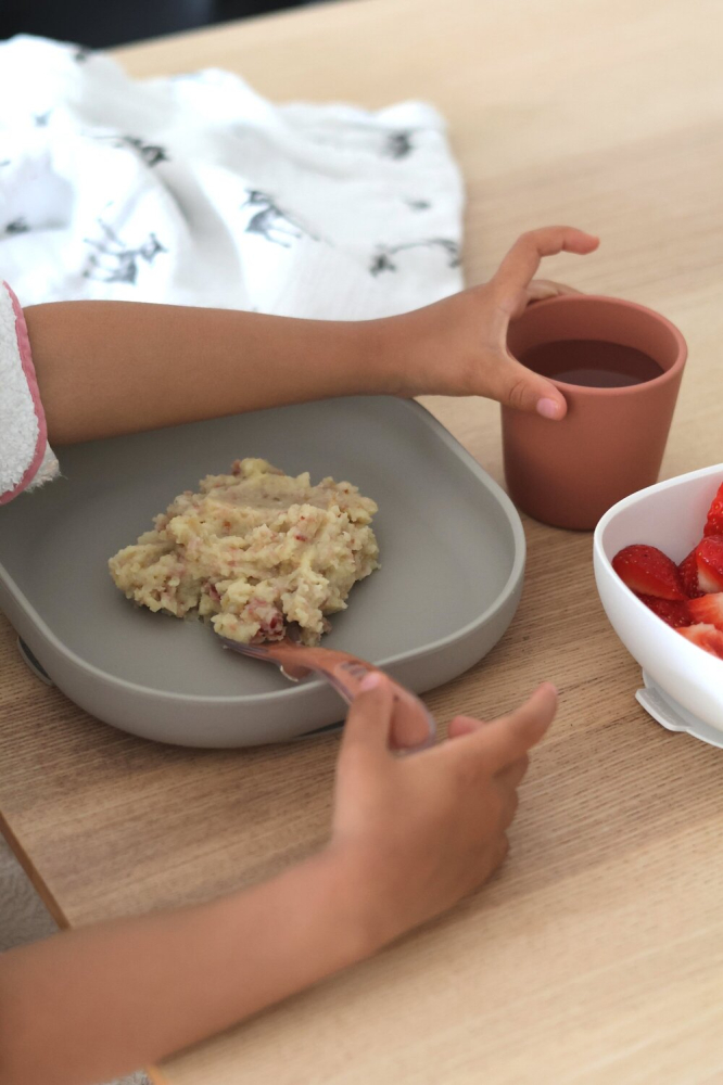 Set de masa silicon Beaba 4 piese Terracotta [6]