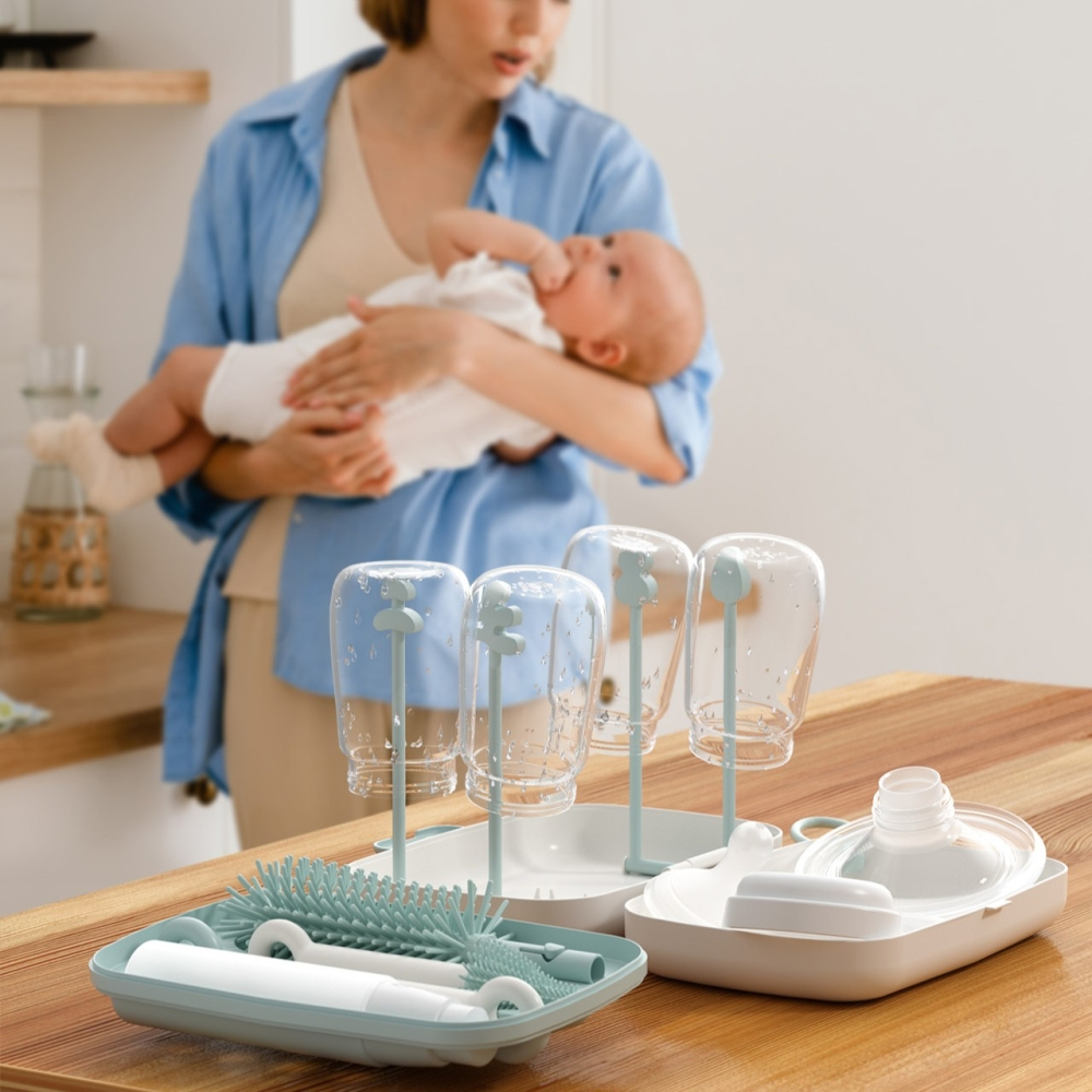 Set de perii pentru biberoane Momcozy 7 in 1 din silicon [4]