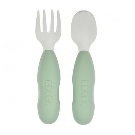 Set tacamuri inox Beaba Sage Green [2]