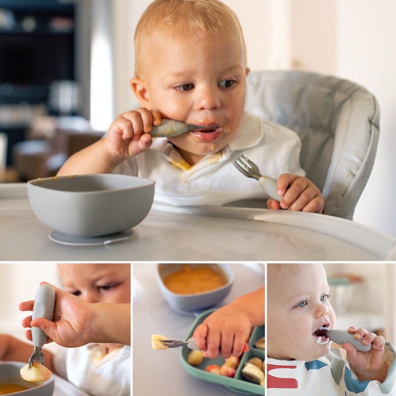 Set tacamuri inox Beaba Velvet Grey [3]