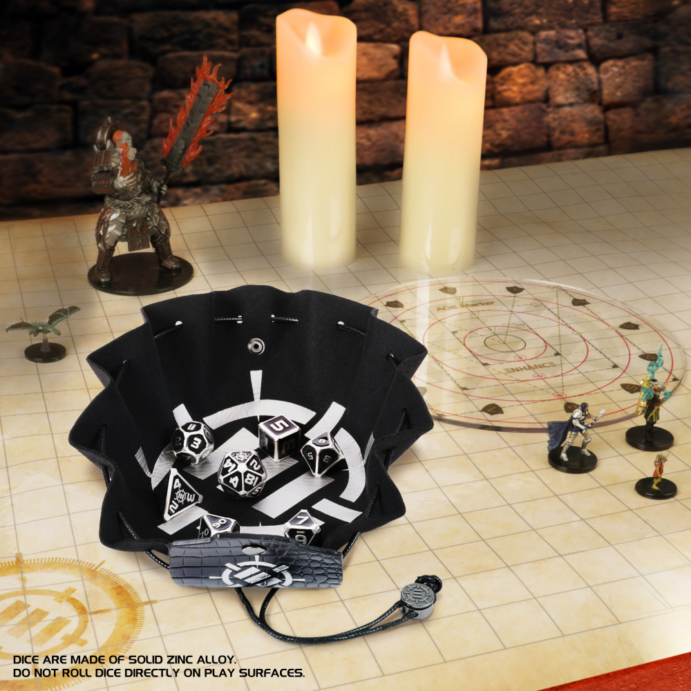 Set Zaruri Metalice ENHANCE Gaming Collector's Edition Black DnD [6]