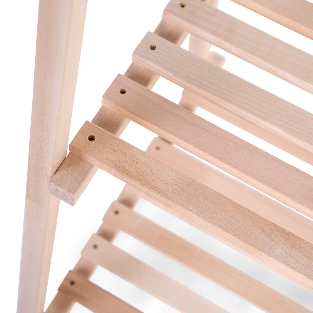 Suport haine Tipi Childhome 60x60x197.3 cm, Lemn Natural/Alb [3]