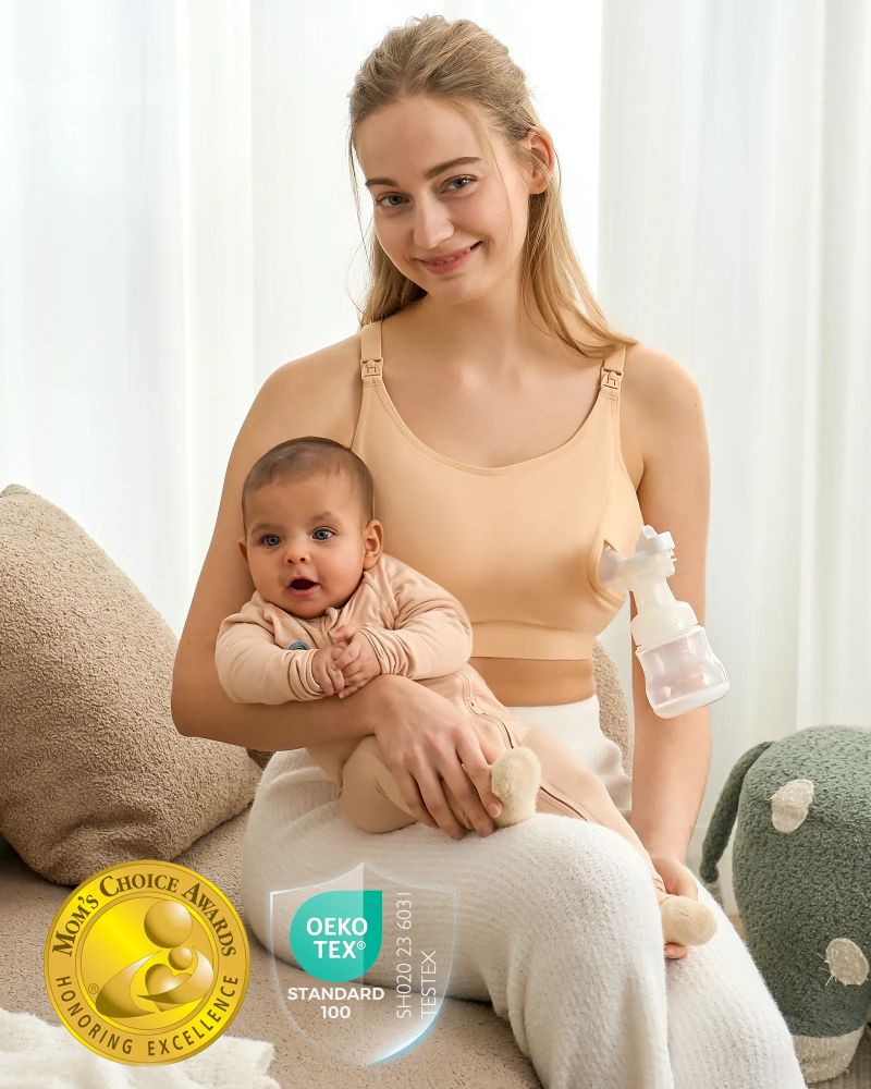 Sutien alaptare Momcozy pentru pompa de san Hands-free YN08 Skin XL [4]