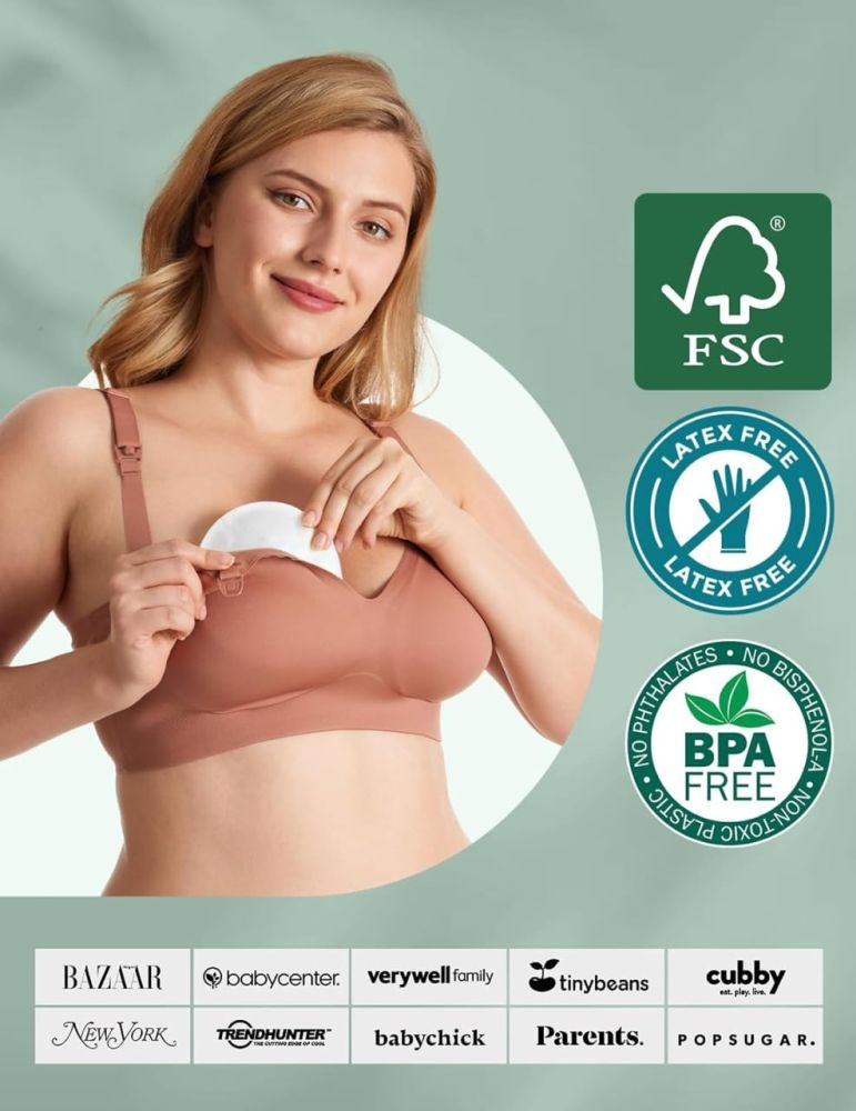 Tampoane de alaptare din bambus Momcozy biodegradabile 80 buc [6]