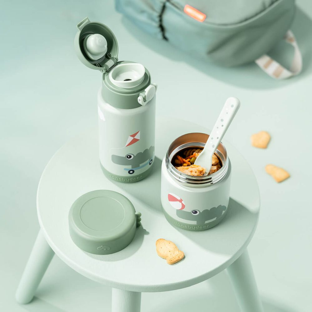 Termos alimente Done by Deer Playground Green 300ml [4]