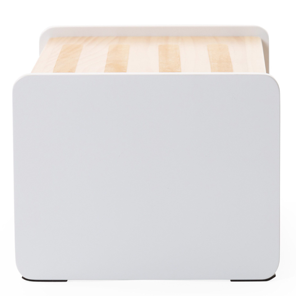 Treapta inaltator Childhome 35x23x18 cm Lemn Natural/Alb [3]