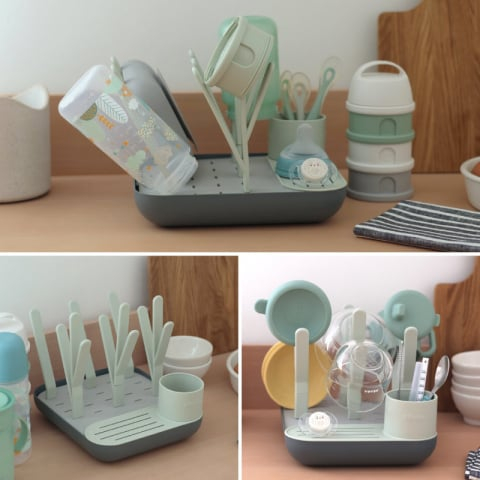 Uscator biberoane Beaba Forest Misty Green/Mineral [3]