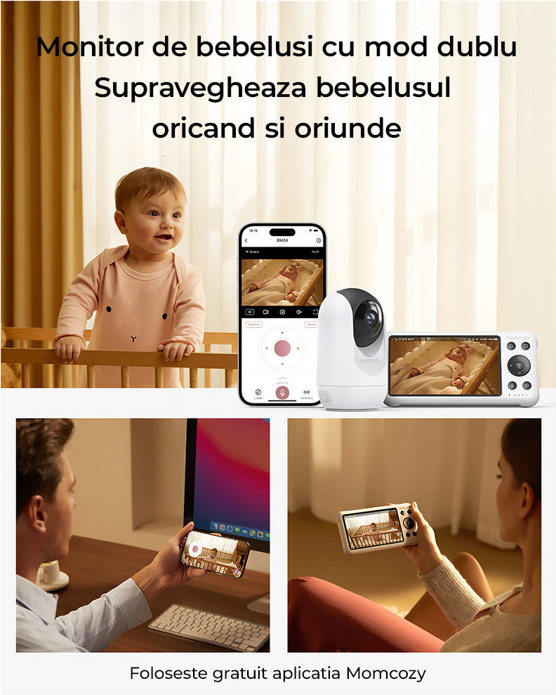 Video Monitor Momcozy Smart WiFi BM04 [4]