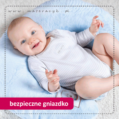 Perna de alaptare fiziologica husa blanita bleu colectia Mis Mat 72 cm [4]