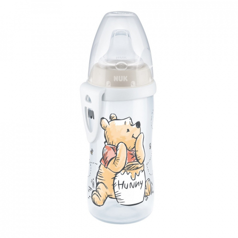 Nuk - Cana Active Nuk Disney Winnie Gri 300 ml 12 luni