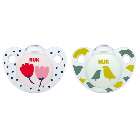 Nuk - Suzeta Nuk Trendline Adore Silicon M3 Lalele 18-36 luni
