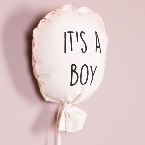 Decoratiune perete balon Childhome, 35x26x8 cm, Baiat [1]