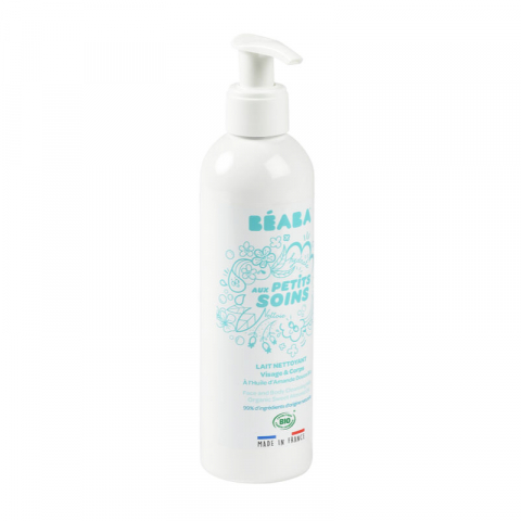Lapte de curatare fata si corp pentru bebelusi Beaba 250 ml, Certificat Organic [1]