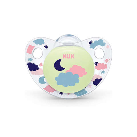 Nuk - Suzeta Nuk Night & Day Silicon M2 Luna 6-18 luni