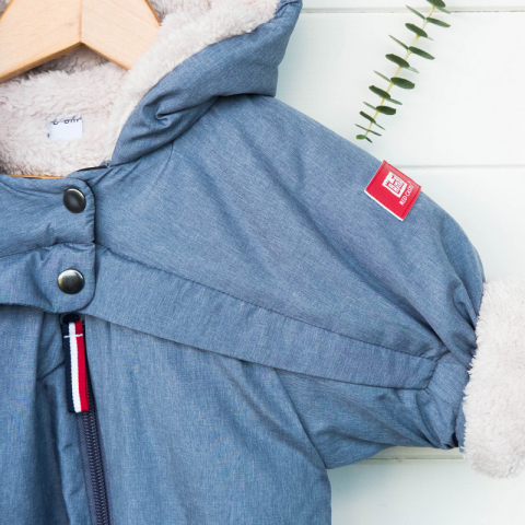 Combinezon Red Castle T-zip 6-12 luni Bleu China [2]