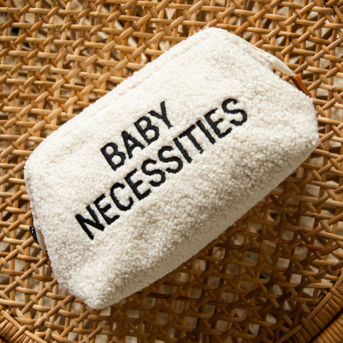 Geanta de toaleta Childhome Baby Necessities Teddy Alb [5]