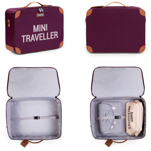 Valiza pentru copii Childhome Mini Traveller Visiniu [1]