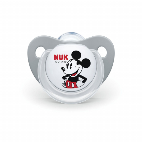 Nuk - Suzeta Nuk Mickey Silicon M2 Gri 6-18 luni