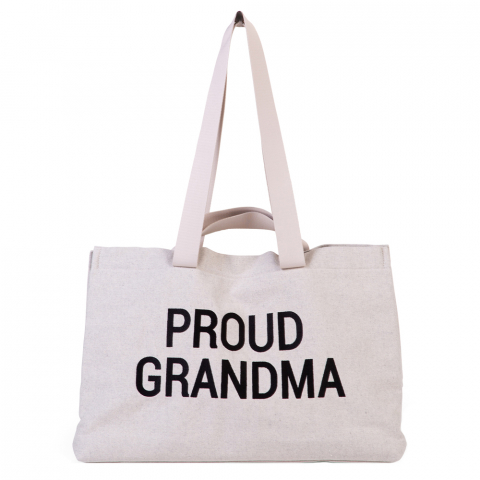 Genti - Geanta Childhome Proud Grandma Alb