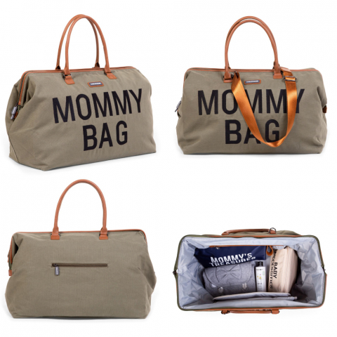 Geanta de infasat Childhome Mommy Bag Kaki [1]