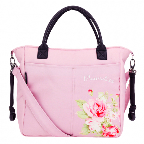 Genti, Valize, Rucsaci, Marsupiu - Geanta de infasat Leclerc colectia Monnalisa Antique Pink
