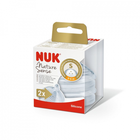 Nuk - Tetina Nuk Nature Sense Silicon 1S 2 Bucati Cutie