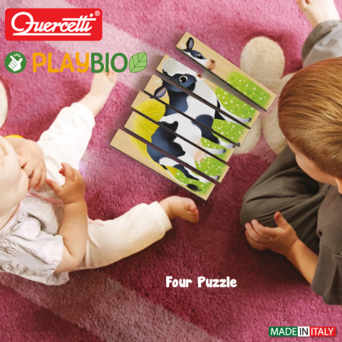 Quercetti Four Puzzle Animale Ferma Bio [4]