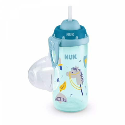Cana Nuk Flexi 300 ml cu pai moale de la 12 luni Bleu [1]