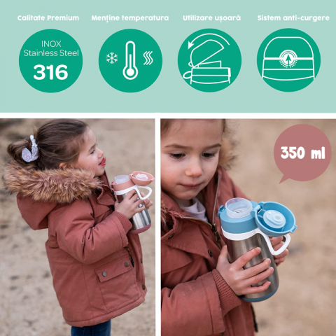 Termos Beaba 350 ml Old Pink [6]