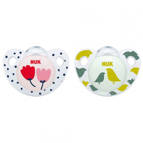 Nuk - Suzeta Nuk Trendline Adore Silicon M2 Lalea 6-18 luni