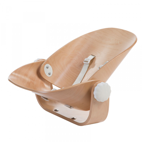 Scaune de masa si accesorii - Sezut nou-nascut pentru scaun de masa Childhome Evolu 2/Evolu One.80, Natural/Alb