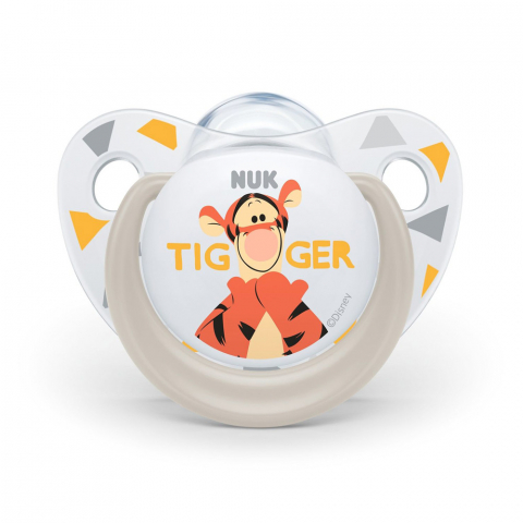 Nuk - Suzeta Nuk Disney Winnie Silicon M1 Gri 0-6 luni