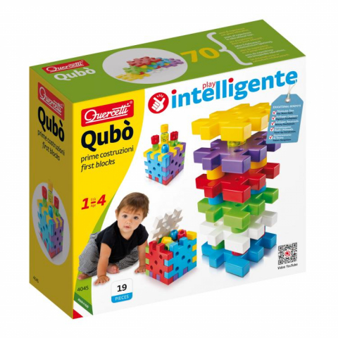 Quercetti - Qubo - Primele Mele Cuburi