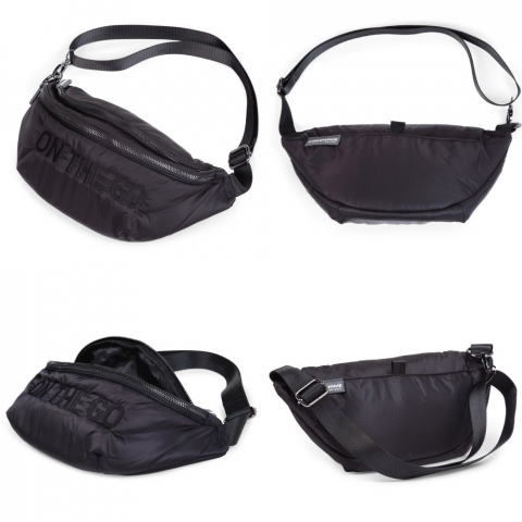 Geanta matlasata Childhome Banana On The Go Negru [5]