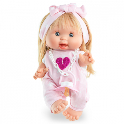 Marina and Pau - Papusa Marina & Pau Nenote Party 26 cm Sofi Roz