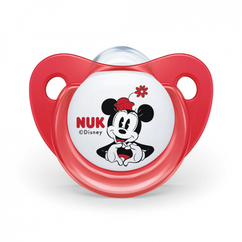 Nuk - Suzeta Nuk Mickey Silicon M2 Rosu 6-18 luni