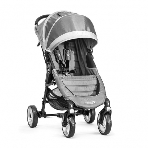 Baby Jogger - Caruciorul City Mini 4 Steel Grey Sand