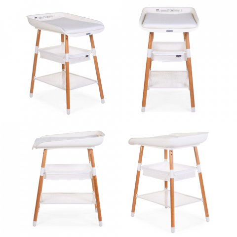 Masuta de infasat Childhome Evolux Natural Alb [5]