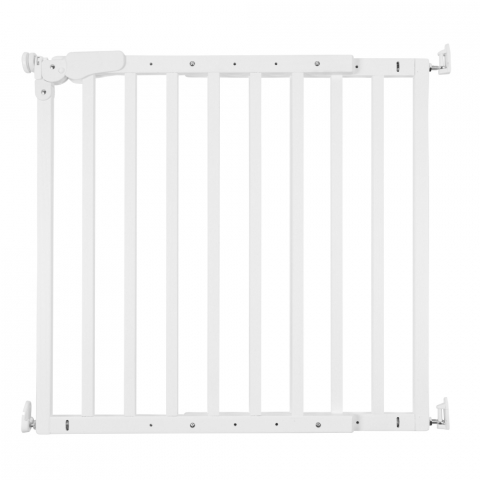 Porti de siguranta - Poarta de siguranta lemn Childhome Maestro 73.5-104 cm Alb