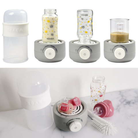 Incalzitor biberoane si sterilizator Baby Milk Second Gri [1]