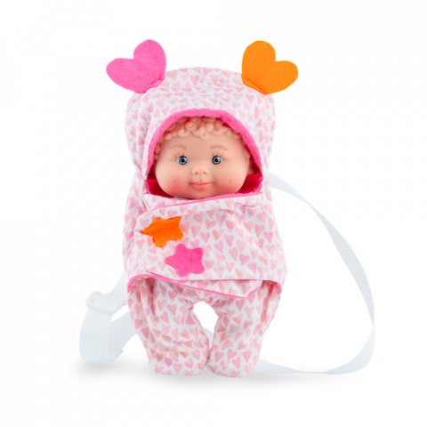 Marina and Pau - Papusa si sistem de purtare Marina & Pau Nenotin 21 cm Cleo