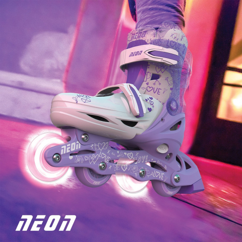 Role 2 in 1 Neon Combo Skates marime 34-37 Purple [4]