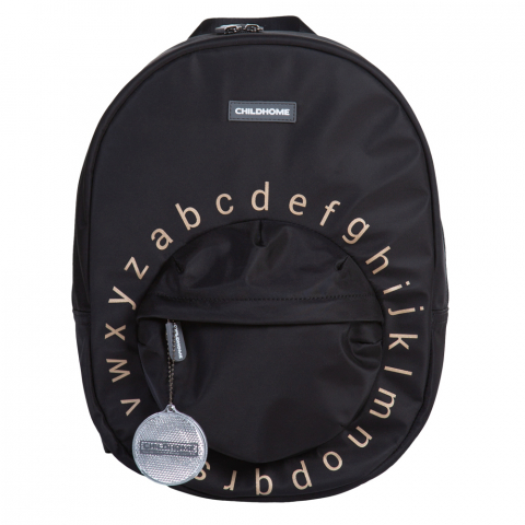 Genti - Ghiozdan Childhome ABC 29x12x38 cm Negru