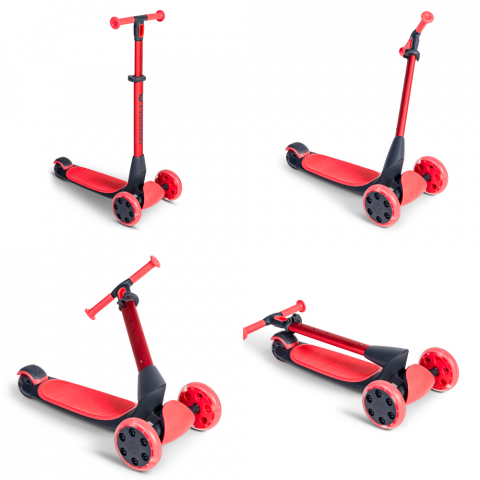 Trotineta 5-in-1 Yvolution Y Glider Luna Red [2]