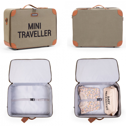 Valiza pentru copii Childhome Mini Traveller Kaki [3]