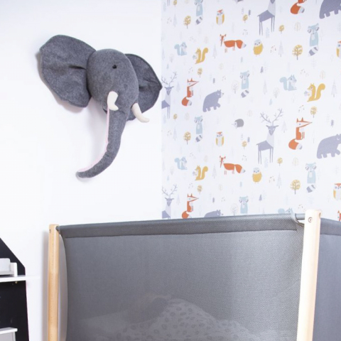 Decoratiune perete Childhome 15x28x36 cm, Elefant [3]