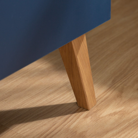 Comoda Childhome Bold Blue 137x77x98 cm cu masa de infasat [5]