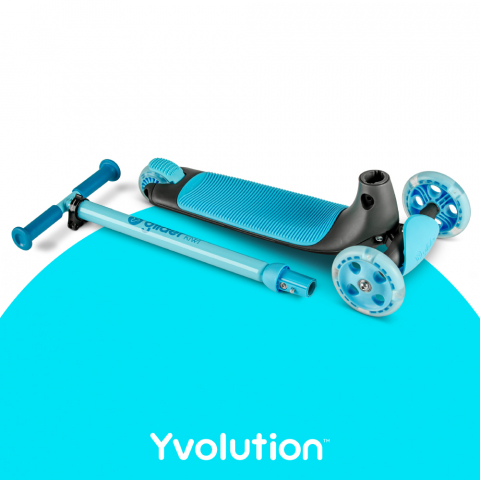 Trotineta cu 3 roti Yvolution Y Glider Kiwi Blue [3]